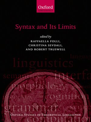 cover image of Syntax and its Limits